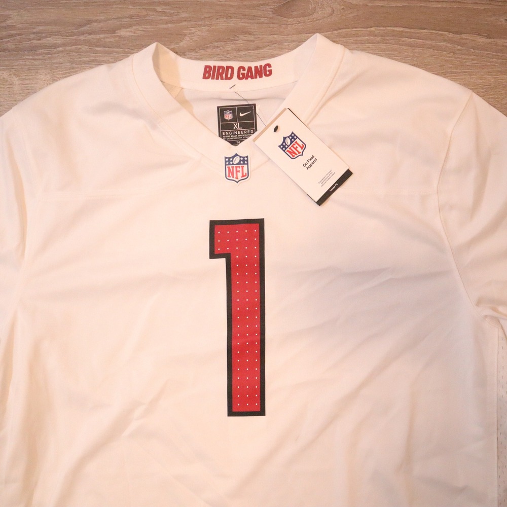 Nike NFL Arizona‎ Cardinals Kyler Murray #1 White Jersey Men's XL Engineered